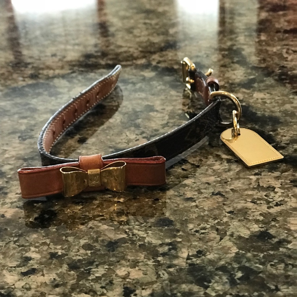 COPY - Louis Vuitton dog collar